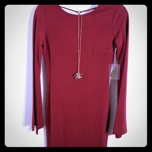 Forever 21 Bellsleeved Bodycon Dress